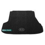 Коврик в багажник Kia Cerato (седан)(LD)(mkI) 2004-2009 - текстиль Classic 7mm Black Sotra
