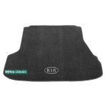 Коврик в багажник Kia Cerato (седан)(LD)(mkI) 2004-2009 - текстиль Classic 7mm Grey Sotra