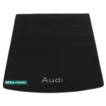 Килимок в багажник Audi Q7 (4L) (mkI) 2006-2014 - текстиль Classic 7mm Black Sotra