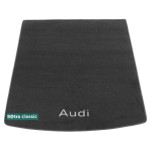 Килимок в багажник Audi Q7 (4L) (mkI) 2006-2014 - текстиль Classic 7mm Grey Sotra