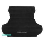 Килимок в багажник Mitsubishi Outlander (mkII) 2007-2012 - текстиль Classic 7mm Black Sotra