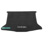 Коврик в багажник Suzuki SX4 (5-дв.) 2006-2014 - текстиль Classic 7mm Grey Sotra