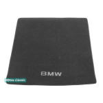 Килимок в багажник BMW 5-series (універсал) (E39) 1996-2003 - текстиль Classic 7mm Grey Sotra