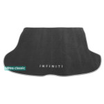 Коврик в багажник Infiniti EX / QX50 2008→ - текстиль Classic 7mm Grey Sotra