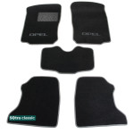 Двошарові килимки Opel Combo C (1-2 ряд) 2001-2011 - Classic 7mm Black Sotra