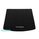 Двошарові килимки в багажник Black для Volkswagen Touareg (mkII) 2010> Sotra Premium 10mm
