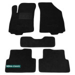 Двошарові килимки Chevrolet Aveo (T300) 2011 → - Classic 7mm Black Sotra