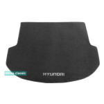 Килимок в багажник Hyundai Santa Fe (DM / NC) (mkIII) 2012-2018 - текстиль Classic 7mm Grey Sotra