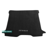 Килимок в багажник Renault Dokker 2012 → - текстиль Classic 7mm Black Sotra