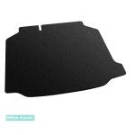 Килимок у багажник Seat Leon (купе)(5F)(mkIII) 2013-2020 - текстиль Classic 7mm Black Sotra