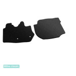 Двошарові килимки для Тойота HiAce (1 ряд) (H200) (mkV) 2011 → - Classic 7mm Black Sotra