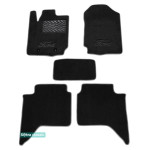 Двошарові килимки Ford Ranger (mkIII) 2012 → - Classic 7mm Black Sotra