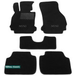 Двошарові килимки Mini Clubman (F54) (mkII) 2015 → - Classic 7mm Black Sotra
