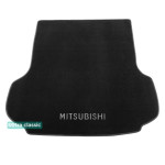 Коврик в багажник Mitsubishi Pajero Sport (mkIII) 2016→ - текстиль Classic 7mm Black Sotra