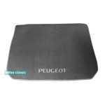 Коврик в багажник Peugeot 2008 2013→ - текстиль Classic 7mm Grey Sotra