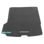 Коврик в багажник Volvo XC90 (mkII)(сложенный 3й ряд) 2015→ - текстиль Classic 7mm Grey Sotra