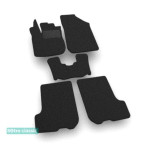 Двошарові килимки Renault Sandero (mkII) 2013 → - Classic 7mm Black Sotra