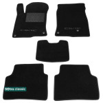 Двошарові килимки Honda Civic (mkIX) 2017 → - Classic 7mm Black Sotra
