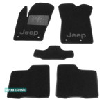 Двухслойные коврики Jeep Renegade 2015→ - Classic 7mm Black Sotra