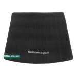 Килимок в багажник Volkswagen Touareg (mkIII) 2018 → - текстиль Classic 7mm Grey Sotra