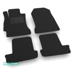 Двошарові килимки Subaru BRZ (mkI) 2012 → - Classic 7mm Black Sotra