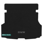 Килимок в багажник BMW 4-series Gran Coupe (F36) 2014 → - текстиль Classic 7mm Black Sotra