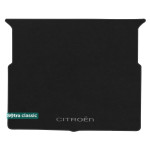 Двошарові килимки Citroen C4 Picasso (mkII) (багажник низ) 2013 → - Classic 7mm Black Sotra