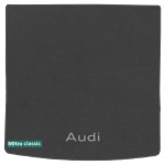 Коврик в багажник Audi A4 (универсал)(mkIV) 2008-2016 - текстиль Classic 7mm Grey Sotra
