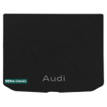 Двошарові килимки Audi A3 Sportback (mkIII) (багажник з повнорозмірною запаскою) 2012 → - Classic 7mm Black Sotra