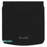 Килимок в багажник Audi A5 Sportback (mkI) 2011-2016 - текстиль Classic 7mm Black Sotra