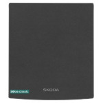 Коврик в багажник Skoda Superb (универсал)(mkIIII) 2015→ - текстиль Classic 7mm Grey Sotra
