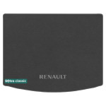 Коврик в багажник Renault Koleos (mkII) 2017→ - текстиль Classic 7mm Grey Sotra