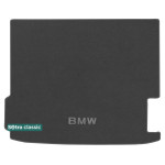Килимок в багажник BMW X4 (F26) 2014-2017 - текстиль Classic 7mm Grey Sotra
