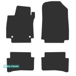 Двошарові килимки Renault Clio (mkIV) 2012-2019 - Classic 7mm Black Sotra