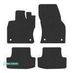 Двухслойные коврики Volkswagen T-Roc 2017→ - Classic 7mm Black Sotra