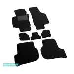 Двухслойный коврик в багажник для Seat Leon (mkII)(багажник) 2005-2012 Black Sotra Classic 7mm