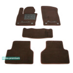 Двошарові килимки для Audi Q3 (8U) 2011-2019 10mm Chocolate Sotra Premium
