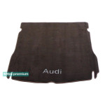 Ковер в багажник текстиль для Audi Q5 (8R) 2008-2016 10mm Chocolate Sotra Premium