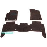 Двошарові килимки для Nissan Patrol (1-2 ряд) (Y62) (mkVI) 2010> 10mm Chocolate Sotra Premium