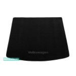 Коврики Volkswagen Touareg (mkII)(багажник) 2010-2018 текстильные Classic - Черные Sotra