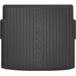 Резиновый коврик в багажник для Citroen DS7 Crossback (mkI) 2017-> (нижний уровень)(без боковых ниш) - Frogum Dry-Zone
