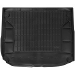 Гумовий килимок в багажник для Hyundai i40 (седан) (mkI) 2011-2018 (без дворівневого статі) (без бічних ніш) - Frogum 
