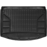 Гумовий килимок в багажник для Volkswagen Golf (mkV-mkVI) (Plus) 2005-2014 (без дворівневого статі) (з органайзером) (багажник) - Frogum Pro-Line 