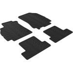 Резиновые коврики Gledring для Renault Megane (mkIII)(5-дв. хетчбэк) 2008-2016