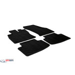 Резиновые коврики Gledring для Audi A3 седан - хетчбек 2012- черные GledRing 
