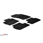 Гумові килимки Gledring для Mitsubishi Outlander / Peugeot 4007 / Citroen C-Crosser 2008-2012 