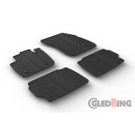 Резиновые коврики Gledring для Ford Mondeo (mkIV) Fusion USA 2015-