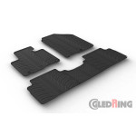 Резиновые коврики Gledring для Kia Sorento (mkIII) 2015-2020 automatic 