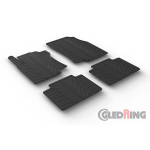 Резиновые коврики Gledring для Nissan X-Trail (mkIII) 2014> 
