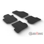 Резиновые коврики Gledring для Seat Altea (mkI) 2004-2015